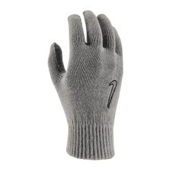 Rękawiczki NIKE KNIT TECH AND GRIP TG 2.0. Szare rękawiczki damskie Nike, bez wzorów. Za 69.99 zł.