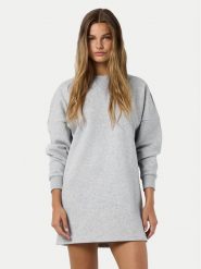 Noisy May Sukienka dzianinowa Alden 27030633 Szary Loose Fit. Szare sukienki damskie Noisy may, m, bez wzorów, z bawełny, bez kołnierzyka, bez ramiączek. Za 109.99 zł.