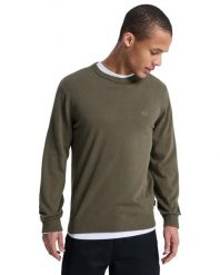 Sweter Quiksilver SALT WATER LIGHT Zielony Męski. Zielone swetry męskie Quiksilver, m, bez wzorów, z bawełny, bez kołnierzyka. Za 263.55 zł.