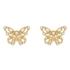 Kolczyki Guess. Żółte kolczyki damskie Guess, złote. Za 228.99 zł.