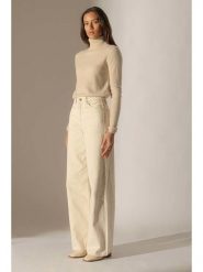 Perfect Cashmere Kaszmirowy golf "Ashley" w kolorze beżowym rozmiar: XXL. Brązowe golfy damskie Perfect Cashmere, xxl, bez wzorów, z kaszmiru, bez ramiączek. Za 353.27 zł.