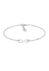 Elli DIAMONDS Damskie Infinity z diamentem (0,015 ct) w srebrze próby 925 Sterling Silver Bransoletki 1 ct. Szare bransoletki damskie Elli DIAMONDS, srebrne. Za 322.14 zł.