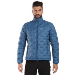 Kurtka puchowa Kilpi Papilon. Niebieskie kurtki męskie Kilpi, m, bez wzorów, z nylonu, sportowe, bez kaptura. Za 525.33 zł.