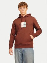 Jack & Jones Bluza 12262513 Brązowy Regular Fit. Brązowe bluzy bez kaptura męskie Jack & Jones, l, z bawełny. Za 159.99 zł.