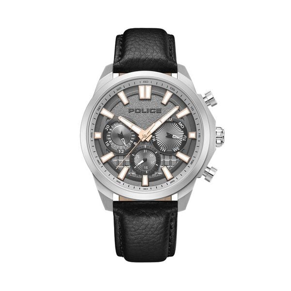 Zegarek Police. Szare zegarki męskie Police, srebrne. Za 709.99 zł.