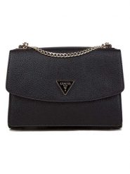 Guess Torebka w kolorze czarnym - 24 x 17 x 9 cm rozmiar: onesize. Czarne torebki klasyczne damskie Guess, z aplikacjami, z materiału, bez dodatków. Za 430.46 zł.