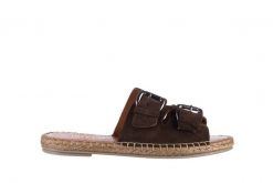 Klapki Bayla-161 059 510 Khaki, Zielony, Skóra naturalna - 36. Zielone klapki damskie Bayla, bez wzorów, ze skóry, bez obcasa. W wyprzedaży za 44.10 zł.