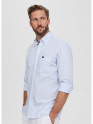 Façonnable Koszula w kolorze błękitnym rozmiar: XL. Niebieskie koszule męskie Façonnable, xl, bez wzorów, z bawełny, bez kołnierzyka, bez ramiączek. Za 329.42 zł.