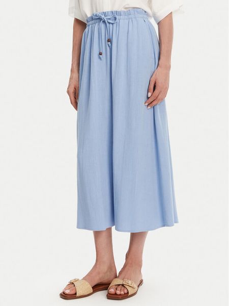 ONLY Spódnica midi Solvi 15338678 Błękitny Regular Fit. Niebieskie spódniczki damskie Only, l, bez wzorów, z wiskozy, midi. Za 69.99 zł.