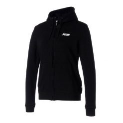 Bluza dresowa damska Puma ESS FZ. Czarne bluzy bez kaptura damskie Puma, xs, z dresówki. Za 164.99 zł.