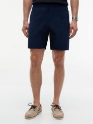 Tommy Hilfiger Szorty Mężczyźni niebieski, 31. Niebieskie szorty męskie Tommy Hilfiger, bez kołnierzyka. Za 329.95 zł.