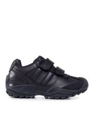 Geox Sneakersy J N.Savage B. B J841VB 043BC C9999 S Czarny. Czarne buty sportowe chłopięce Geox, ze skóry, bez zapięcia. Za 189.99 zł.