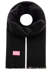 Zwillingsherz Szal w kolorze czarnym - 180 x 60 cm rozmiar: onesize. Czarne szaliki i kominy damskie Zwillingsherz, bez wzorów, z materiału. Za 82.99 zł.