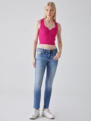 LTB Dżinsy "Aspen" - Slim fit - w kolorze błękitnym rozmiar: W27/L36. Niebieskie jeansy damskie LTB. Za 74.63 zł.