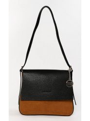 Mia Tomazzi Skórzana torebka "Viminale" w kolorze czarno-jasnobrązowym - 30 x 24 x 8 cm rozmiar: onesize. Brązowe torebki klasyczne damskie Mia Tomazzi, bez wzorów, z materiału, bez dodatków. Za 322.73 zł.