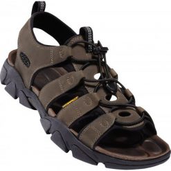 KEEN sandały męskie Daytona M Black Olive US 8,5 (41 EU). Czarne sandały męskie Keen, ze skóry, z otwartym noskiem, bez zapięcia. W wyprzedaży za 385.00 zł.