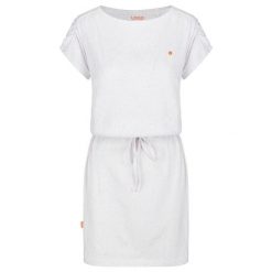 Damska sukienka LOAP Burka, S. Czarne sukienki damskie ZONE PERFECT, na lato, s, bez wzorów, z bawełny, sportowe, bez kołnierzyka, bez ramiączek, sportowe. Za 131.99 zł.