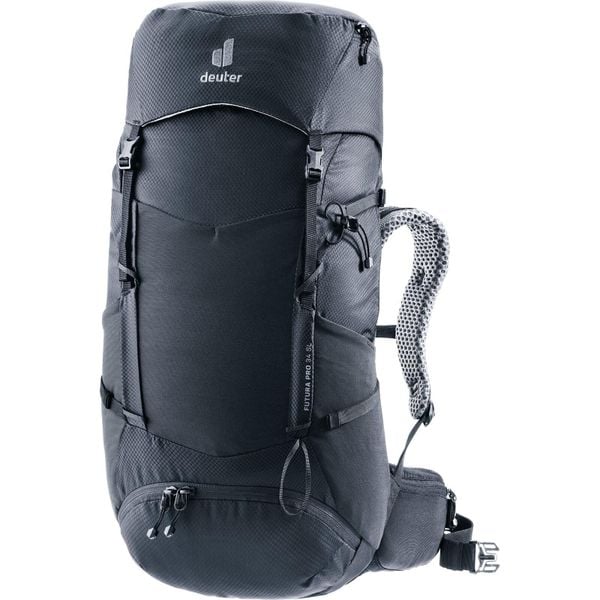 DEUTER Plecak trekkingowy damski Futura Pro 34 SL black. Czarne plecaki damskie Deuter, bez wzorów, z materiału. Za 1,099.00 zł.