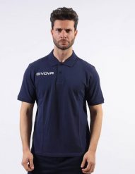 Koszulka polo Givova Polo Cotone Piquet Summer Blue. Niebieskie bluzki sportowe damskie Givova, na lato, m, z bawełny, bez ramiączek, do jazdy konnej. Za 138.99 zł.