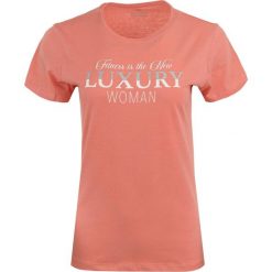 Damska koszulka Athl. dpt Savannah koralowa pomarańcza 2XL. Brązowe topy sportowe damskie 47 Brand, xl, bez wzorów, z bawełny, bez ramiączek. Za 129.99 zł.