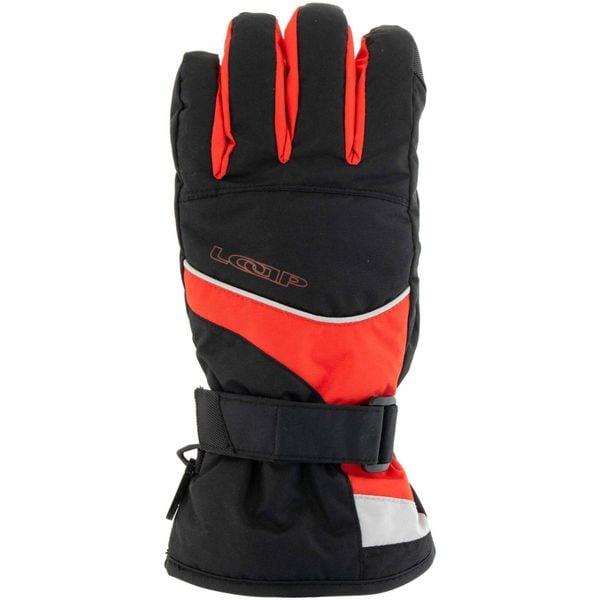 Wodoodporne i oddychające rękawiczki narciarskie dla mężczyzn. Fioletowe rękawiczki męskie na zimę, bez wzorów, z materiału. Za 65.25 zł.