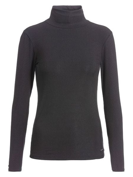 Herrlicher Koszulka "Tinker" w kolorze antracytowym rozmiar: XL. Czarne bluzki damskie Herrlicher, xl, bez wzorów, ze splotem, bez kołnierzyka, bez ramiączek. Za 114.95 zł.