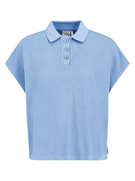 Eight2Nine Koszulka w kolorze błękitnym rozmiar: XL. Niebieskie bluzki damskie Eight2Nine, xl, bez wzorów, z bawełny, bez kołnierzyka, bez ramiączek. Za 70.08 zł.
