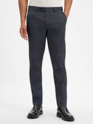 Finshley & Harding London spodnie z zestawu modułowego z domieszką wełny Mężczyźni Slim Fit szary, 56. Szare spodnie materiałowe męskie Finshley & Harding London, z wełny. Za 349.95 zł.