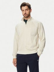 Lacoste Bluza SH9775 Beżowy jasny Regular Fit. Brązowe bluzy bez kaptura męskie Lacoste, m, z syntetyku. Za 859.99 zł.
