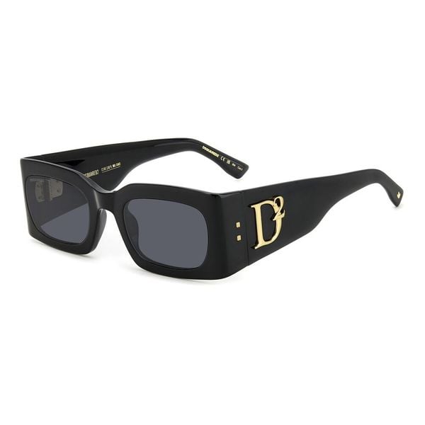 Okulary przeciwsłoneczne damskie DSQUARED2 D2 0109/S 807 Rozmiar 52 mm. Czarne okulary przeciwsłoneczne damskie Dsquared. W wyprzedaży za 1,221.15 zł.