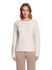 BETTY & CO Sweter w kolorze kremowym rozmiar: 38. Brązowe swetry klasyczne damskie Betty & Co., z wełny, bez kołnierzyka. Za 164.95 zł.