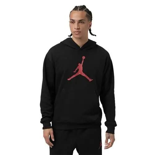 Bluza sportowa męska Nike Jumpman. Czarne bluzy sportowe męskie Nike, bez wzorów, z bawełny, klasyczne, bez kołnierzyka, bez ramiączek. Za 219.00 zł.