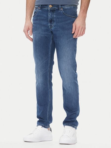 Bugatti Jeansy 3108D 76671C Niebieski Slim Fit. Niebieskie jeansy męskie Bugatti. Za 329.99 zł.