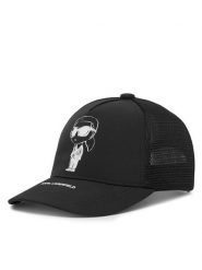 Karl Lagerfeld Kids Czapka z daszkiem Z31226 S Czarny. Czarne czapki dziecięce Karl Lagerfeld Kids, bez wzorów, z poliesteru. Za 132.99 zł.
