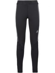 Odlo Legginsy "Aeolus Pro" w kolorze czarnym do biegania rozmiar: L. Czarne legginsy damskie Odlo, l, bez wzorów. Za 250.35 zł.