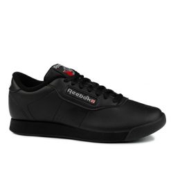 Buty damskie sneakersy sportowe Reebok SS-PRINCESS. Czarne buty sportowe na co dzień damskie Reebok, bez wzorów, z gumy, trekkingowe. Za 179.00 zł.