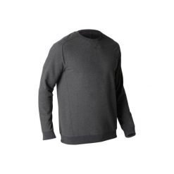 Bluza Gym & Pilates 500 męska. Szare bluzy bez kaptura męskie DOMYOS, m, z bawełny. Za 39.99 zł.