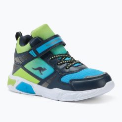 Buty juniorskie KangaROOS K-SLB Clave Mid EV. Czarne buty trekkingowe męskie Kangaroos, bez zapięcia, trekkingowe. Za 179.99 zł.