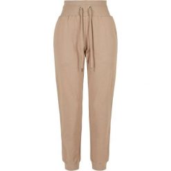Damskie spodnie dresowe z wysokim stanem Urban Classics Organic. Brązowe spodnie dresowe damskie Urban Classics, z dresówki. Za 218.10 zł.