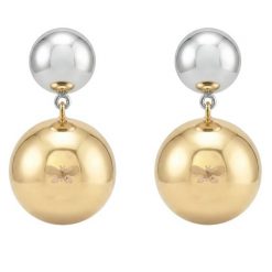 Kolczyki Weekend Max Mara. Żółte kolczyki damskie Weekend Max Mara, złote. Za 339.99 zł.