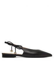 Furla Baleriny Poppy Slingback YM23FPO X30000 CN O6000 Czarny. Czarne baleriny damskie Furla, bez wzorów, ze skóry, bez obcasa. Za 924.99 zł.