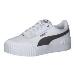 Buty Sportowe Damskie Puma Carina Lift 37303102 r 37,5. Białe buty sportowe na co dzień damskie Puma, bez wzorów, z materiału, trekkingowe. Za 213.99 zł.