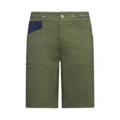 Szorty La Sportiva Talus. Zielone szorty męskie La Sportiva, z bawełny, bez kołnierzyka. Za 462.95 zł.