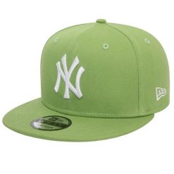 Czapka z daszkiem męska New Era League Essential 9FIFTY New York Yankees Cap. Zielone czapki męskie New Era, bez wzorów, z bawełny, sportowe. Za 149.99 zł.