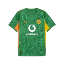 Męska koszulka bramkarska z krótkim rękawem Borussia Dortmund 25/26 PUMA. Brązowe t-shirty sportowe męskie Puma, m, z tkaniny, bez ramiączek, do piłki nożnej. Za 439.00 zł.
