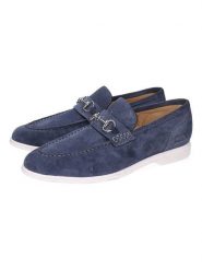 MELVIN & HAMILTON Skórzane mokasyny "Earl 28" w kolorze granatowym rozmiar: 44. Niebieskie mokasyny męskie MELVIN & HAMILTON. Za 434.99 zł.