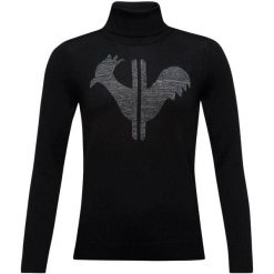 Damski sweter z golfem Rossignol Classic. Czarne golfy damskie Rossignol, s, bez wzorów, z dzianiny, bez ramiączek. Za 732.50 zł.