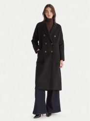 ViCOLO Płaszcz wełniany TF0001 Czarny Regular Fit. Czarne płaszcze damskie ViCOLO, na zimę, m, bez wzorów, z syntetyku. Za 1,149.00 zł.