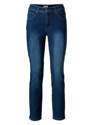 Heine Dżinsy - Slim fit - w kolorze niebieskim rozmiar: 40. Niebieskie jeansy damskie Heine. Za 165.99 zł.