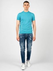 Xagon Man T-Shirt | P23 081K 1200K | Mężczyzna | Niebieski. Niebieskie t-shirty męskie Xagon, l, bez wzorów, z bawełny, bez kołnierzyka. W wyprzedaży za 199.00 zł.